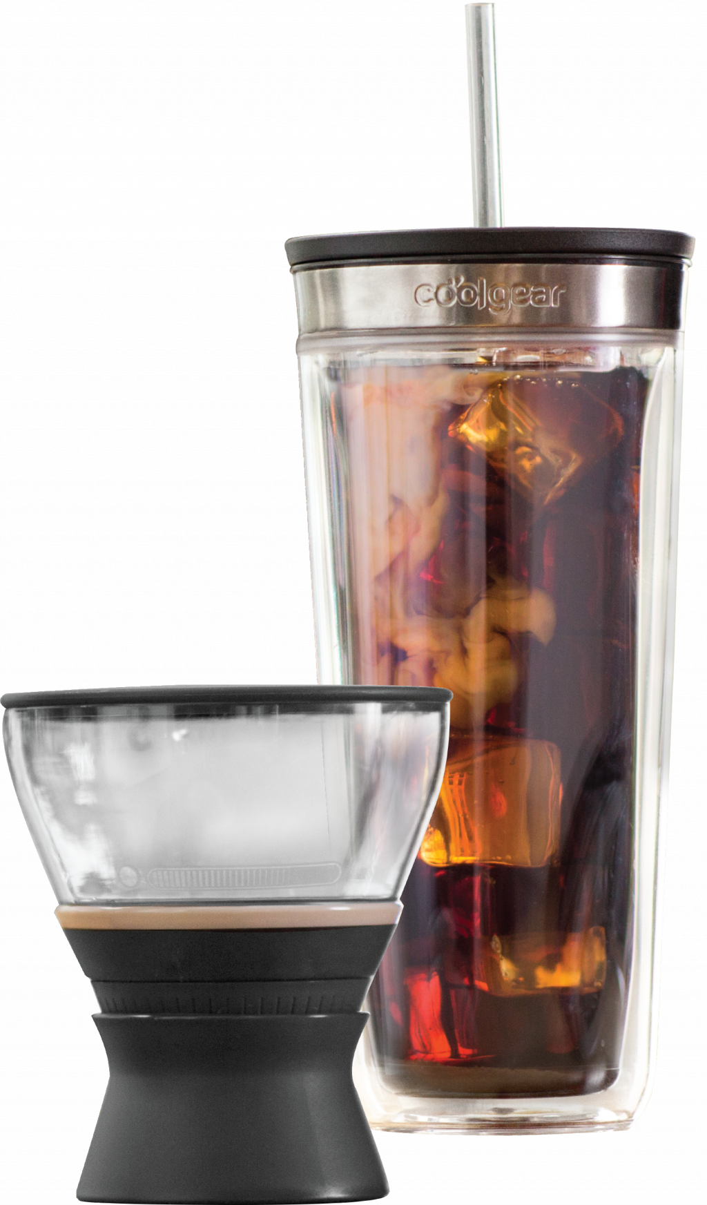Ice Coffe Maker Elegant Singl Serve Cold Brew Coffee - Kaldbrygget Kaffe (1024x1745), Png Download