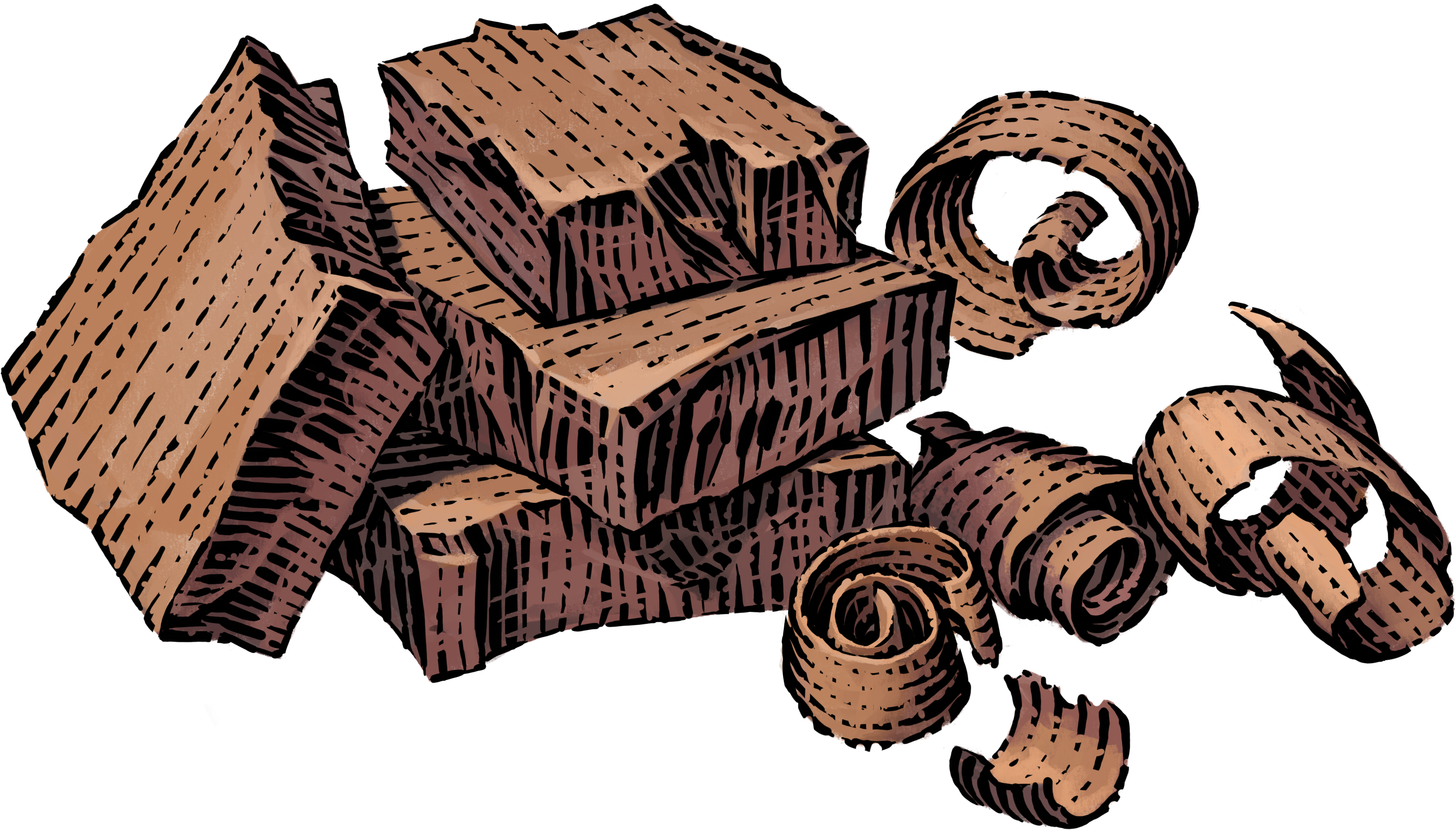 Graphic Stock Brownies Clipart Chcolate - Skyr (3543x2167), Png Download