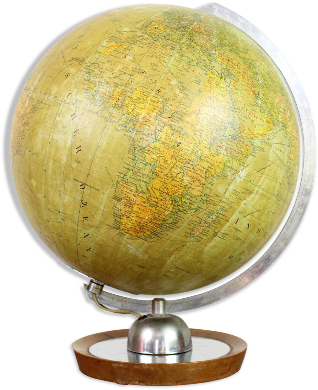 Globe / Globe Globus In Glass - Globe Terrestre Mappemonde (1457x1457), Png Download