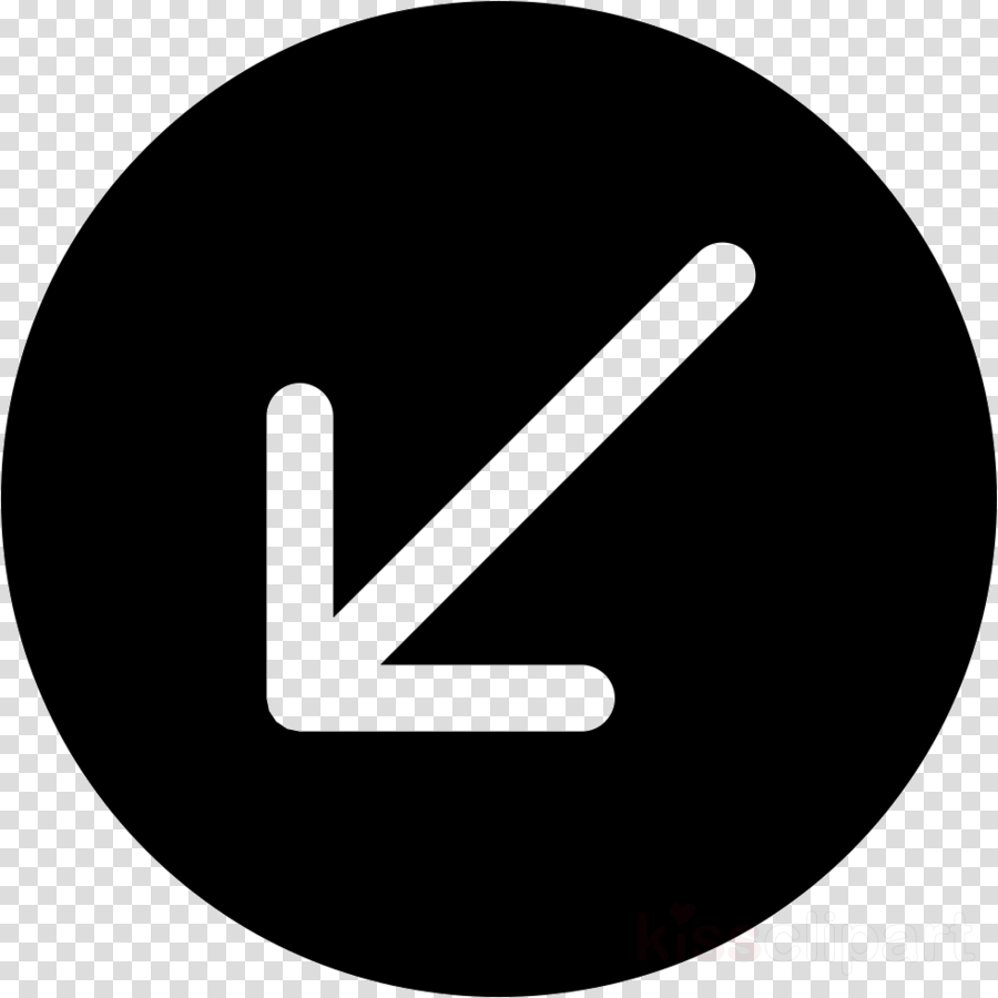 Arrow Clipart Arrow Computer Icons Button - Circle With Transparent Background (900x900), Png Download