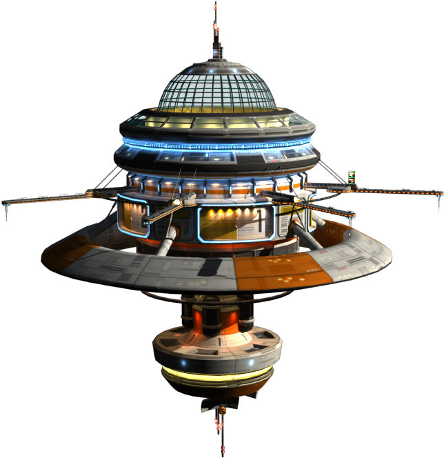 Spacestation - Portable Network Graphics (1280x720), Png Download