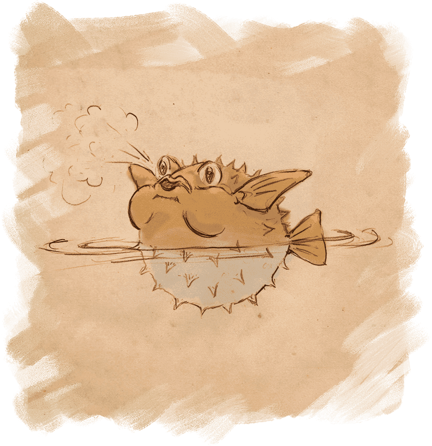 Huffing And Puffing - Illustration (879x906), Png Download