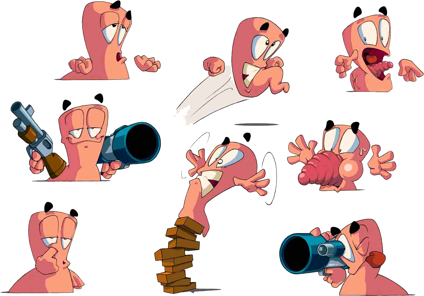 Worms 3d (1480x1032), Png Download