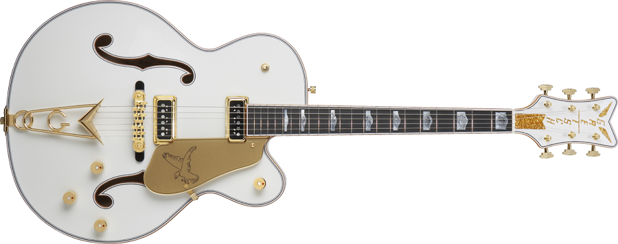 [ Img] - Gretsch Guitar White Falcon (900x356), Png Download