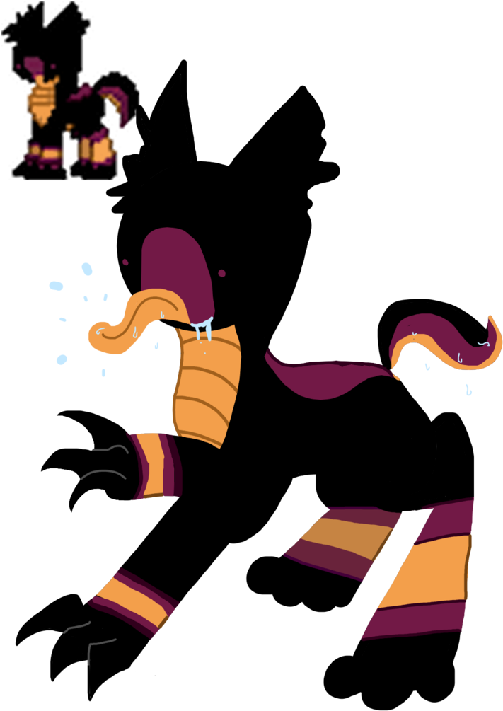 Nootaz, Claws, Creepy, Oc, Oc Only, Oc - Pony Town Creepy Pony (791x1024), Png Download