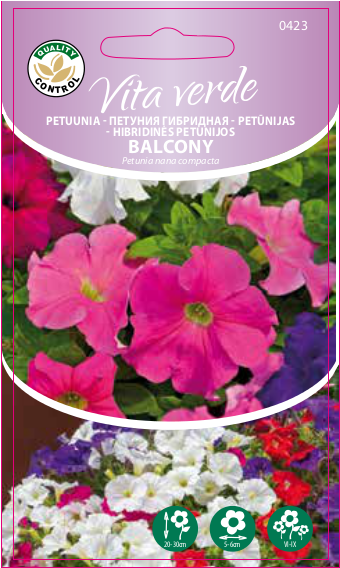 Petuunia Vita Verde Balcony 0,1g - 1g (700x700), Png Download