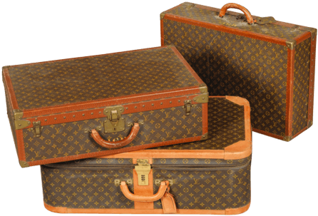 Louis Vuitton Suitcases Sotheby's - Sotheby's Louis Vuitton (600x600), Png Download