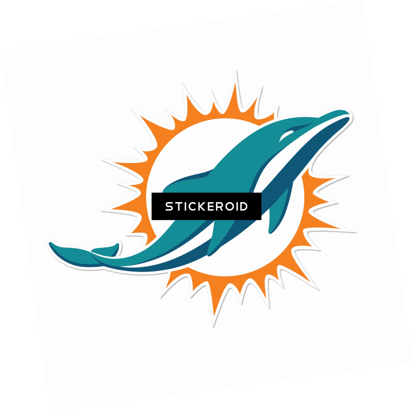 Miami Dolphins Logo - Miami Dolphins (1354x1355), Png Download