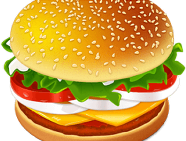Original - Transparent Background Burger Clip Art (640x480), Png Download
