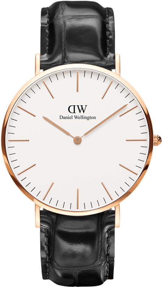 Daniel Wellington Classic Reading 40mm Rose Gold Watch - Daniel Wellington Classic Sheffield Rose Gold (1024x1024), Png Download
