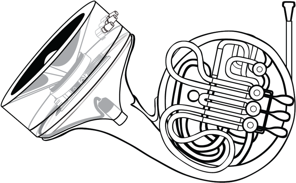 Conceptual Design For Augmented French Horn (1000x652), Png Download