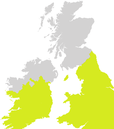 Learn More → Fostering Growth - Uk Map For Powerpoint (588x526), Png Download