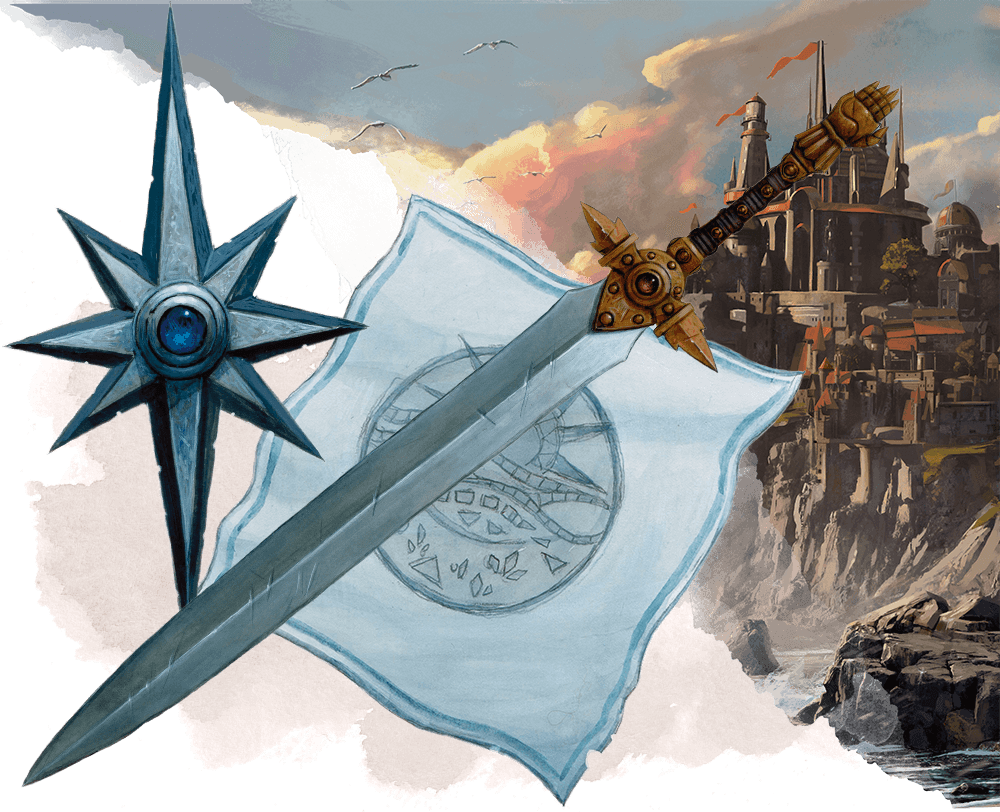 Basic Rules For Dungeons And Dragons Fifth Edition - Painting (1000x812), Png Download