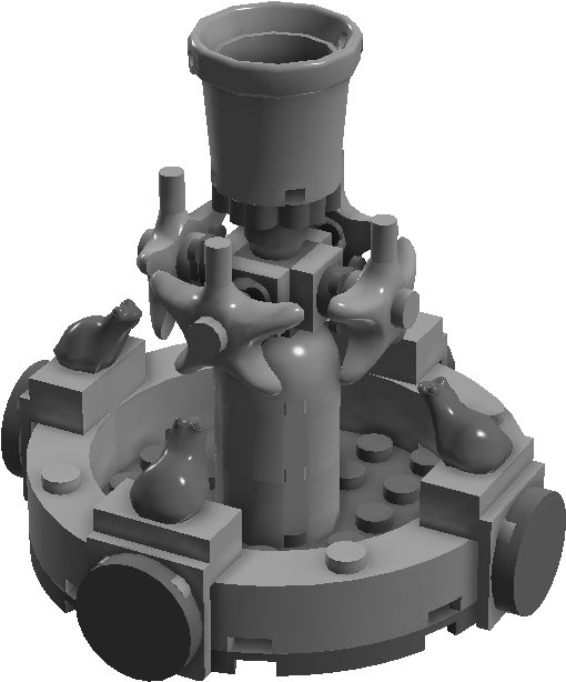 Fountain - Engine (1267x631), Png Download