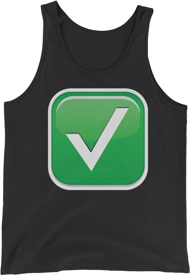 Men's Emoji Tank Top - Top (1000x1000), Png Download