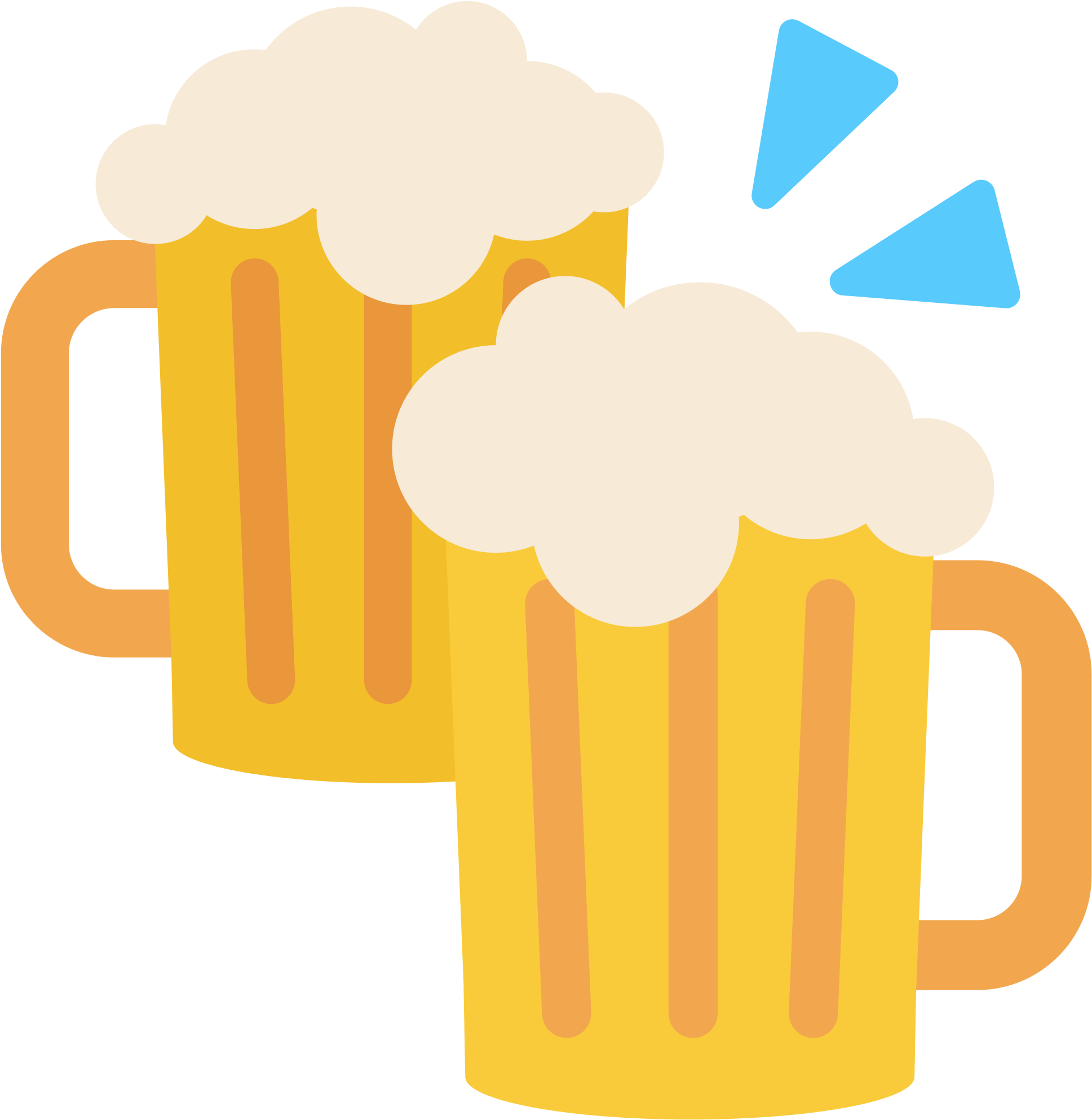 Open - Emoji Cerveja (2000x2000), Png Download