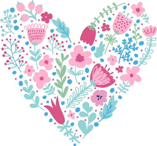 Corazon Con Rosas Png Graphic Library - Art (600x600), Png Download