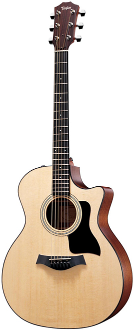 The Acoustic/electric 314ce Responds Well To A Wide - Taylor 2014 314ce Sapele/spruce Grand Auditorium Acoustic-electric (509x658), Png Download