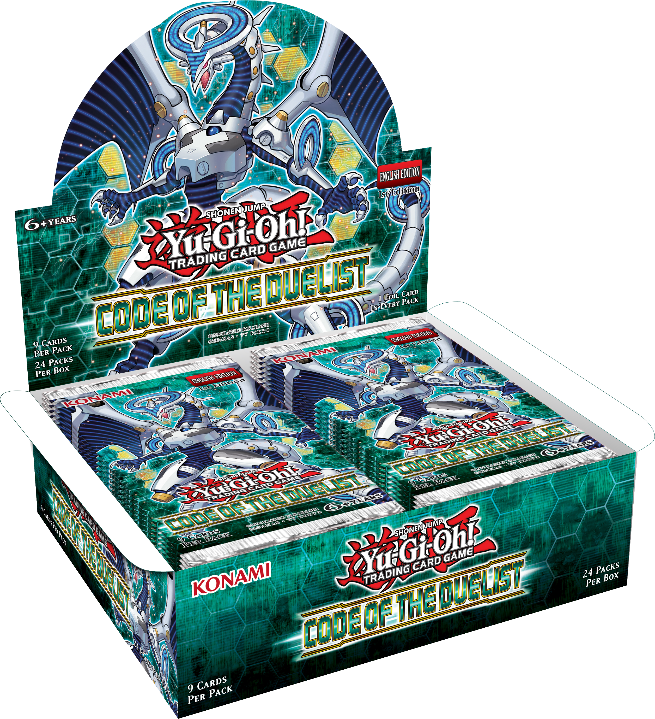 Yu Gi Oh Code Of The Duelist Booster Display Box - Yugioh Code Of The Duelist Booster Box (2512x2754), Png Download