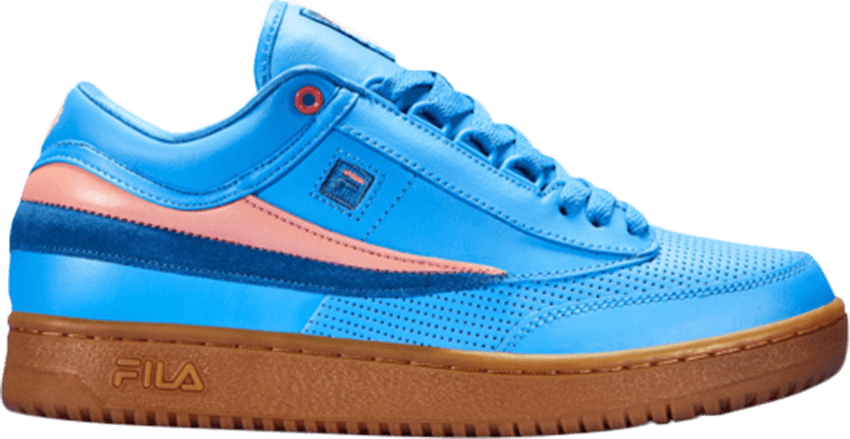 Pink Dolphin X T-mid - Fila T-1 Mid (850x439), Png Download