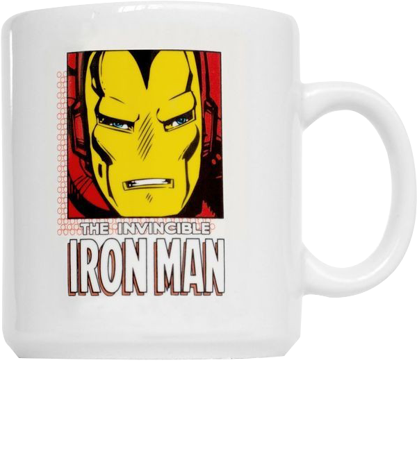Caneca Personalizada Homem De Ferro Marvel Classic - Retro Iron Man Rectangle Magnet (800x800), Png Download