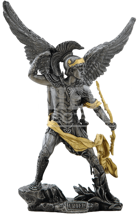Archangel - Uriel Statue - Archangel Uriel Statue (733x733), Png Download