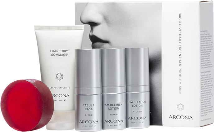 Basic Five® Problem Skin Type Starter Kit - Arcona Skin Starter Kit (700x700), Png Download