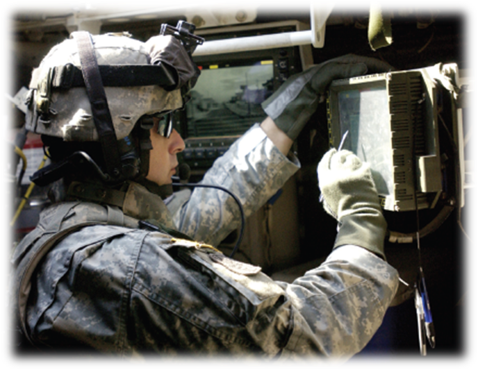 Us Army's Network Integration Evaluation - Abrams Tank Blue Force Tracking (688x533), Png Download