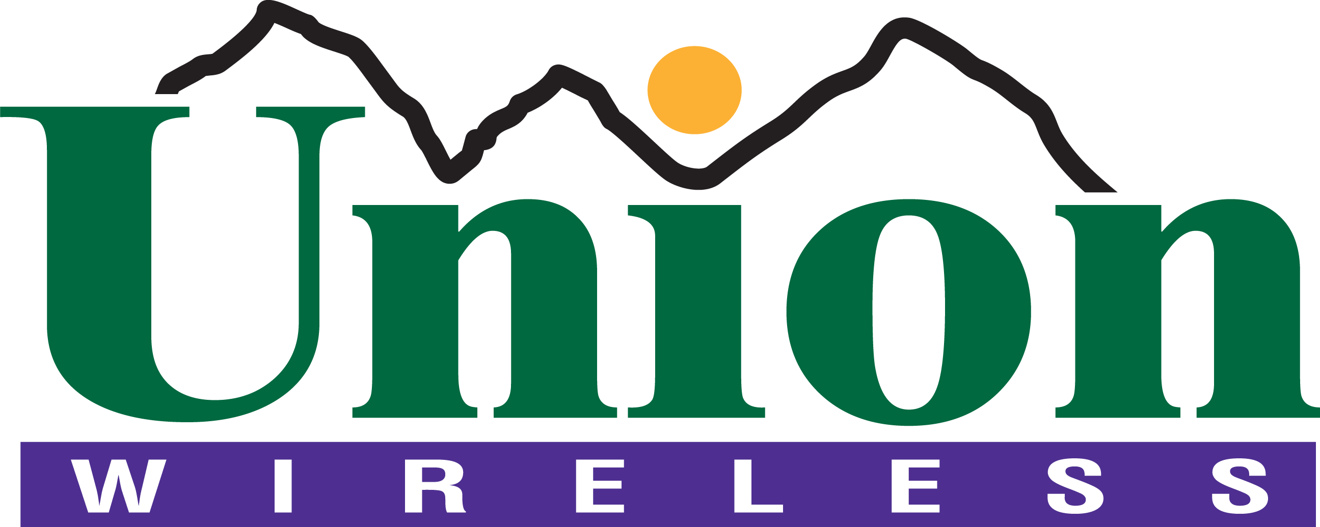 Union Wireless (2591x1036), Png Download