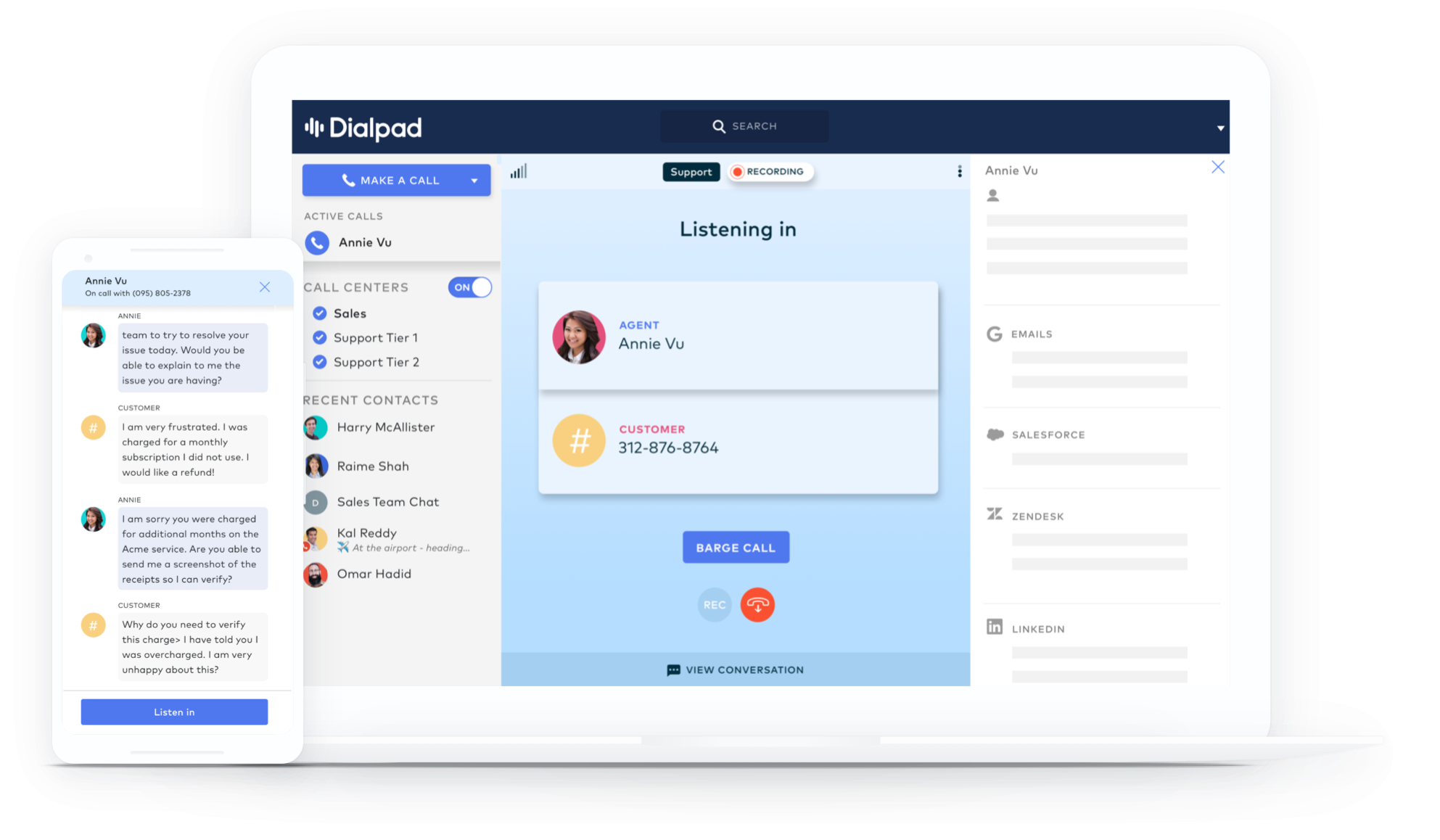 Business Phone System - Call Centre (2000x1200), Png Download