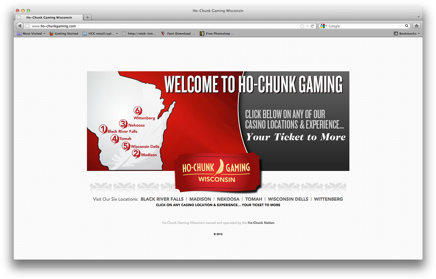 Ho Chunk Gaming Wittenberg (1400x902), Png Download