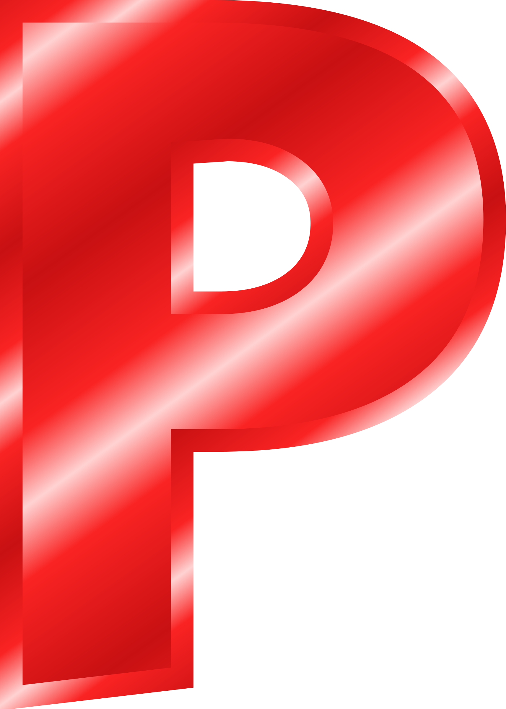 Download Big Image Big Red Letter P PNG Image With No Background 