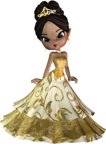 Mijn Psp Tubes - Psp Poser Dolls Ball Gowns Png (487x640), Png Download