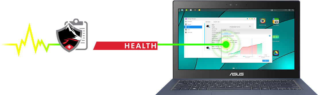 Nas Ihm - Asustor Inc. (1122x383), Png Download