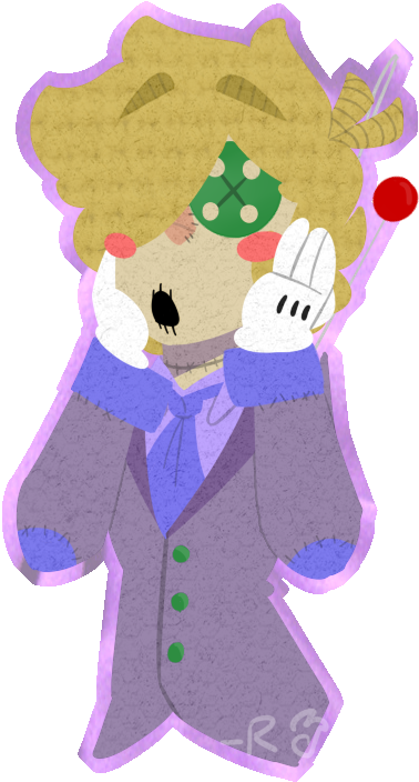 R Doodles Ocs Timaeus Plush Voodoo Doll Doll Fabric - Cartoon (585x859), Png Download