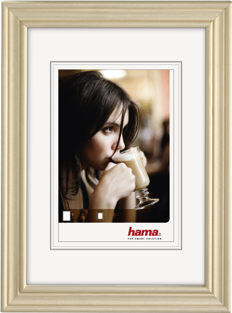 "udine" Wooden Frame, White, 20 X 30 Cm - Hama Rahmen Udine 13x18 Dunkelbraun (1100x1100), Png Download