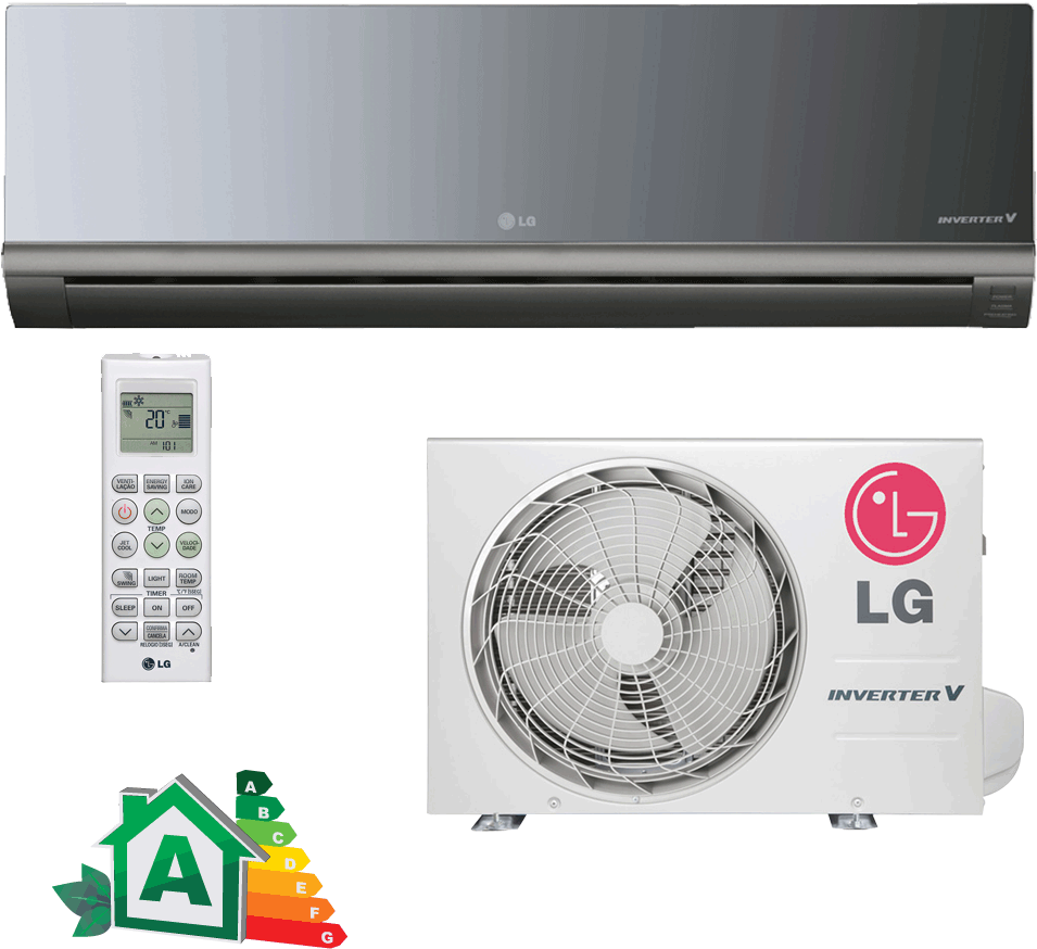 Ar Condicionado Split Lg Png - Ar Condicionado 12000 Btus Inverter (1000x1000), Png Download