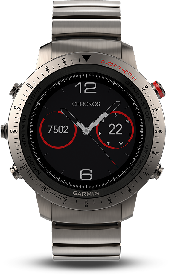 Fenix Chronos Titanium With Brushed Titanium Hybrid - Garmin Fenix 5x Sapphire (720x1000), Png Download