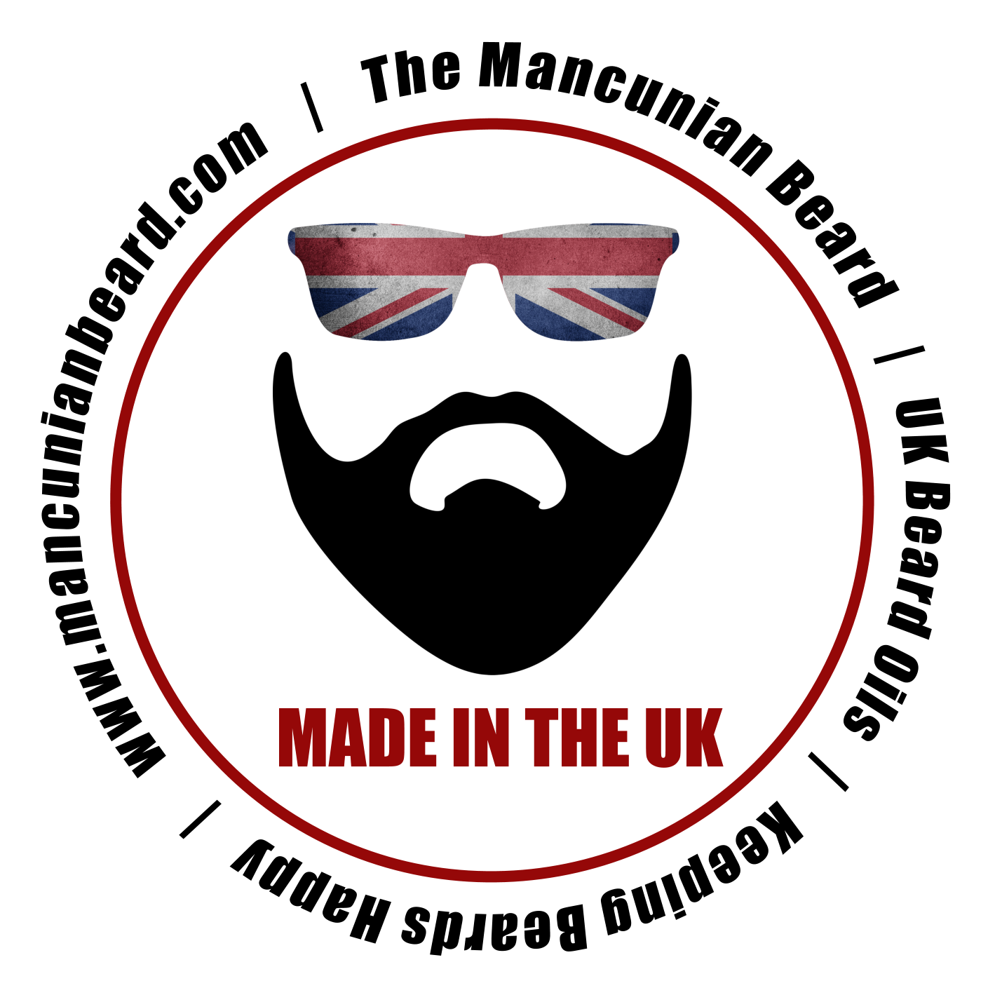 Made In The Uk Beard Oil - Beard (1419x1419), Png Download