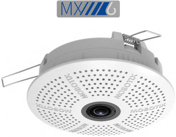 Mobotix C26 6mp Hemispherical 360° Ceiling Camera - Mobotix Camera (600x600), Png Download