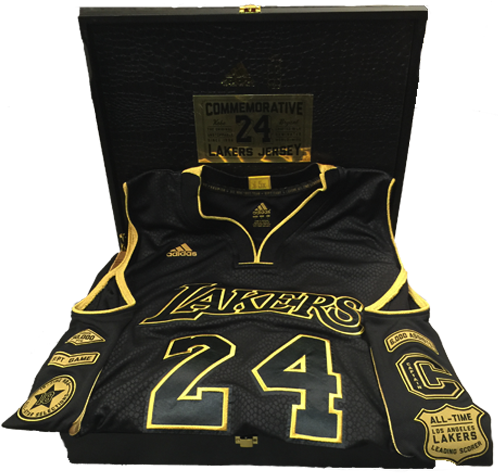 Los Angeles Lakers Limited Edition Kobe Bryant Snakeskin - Lakers Commemorative Kobe Jersey (500x667), Png Download
