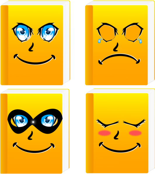 Smiley Emoticon Computer Icons Symbol Online Chat - Emoticon Buku (530x750), Png Download