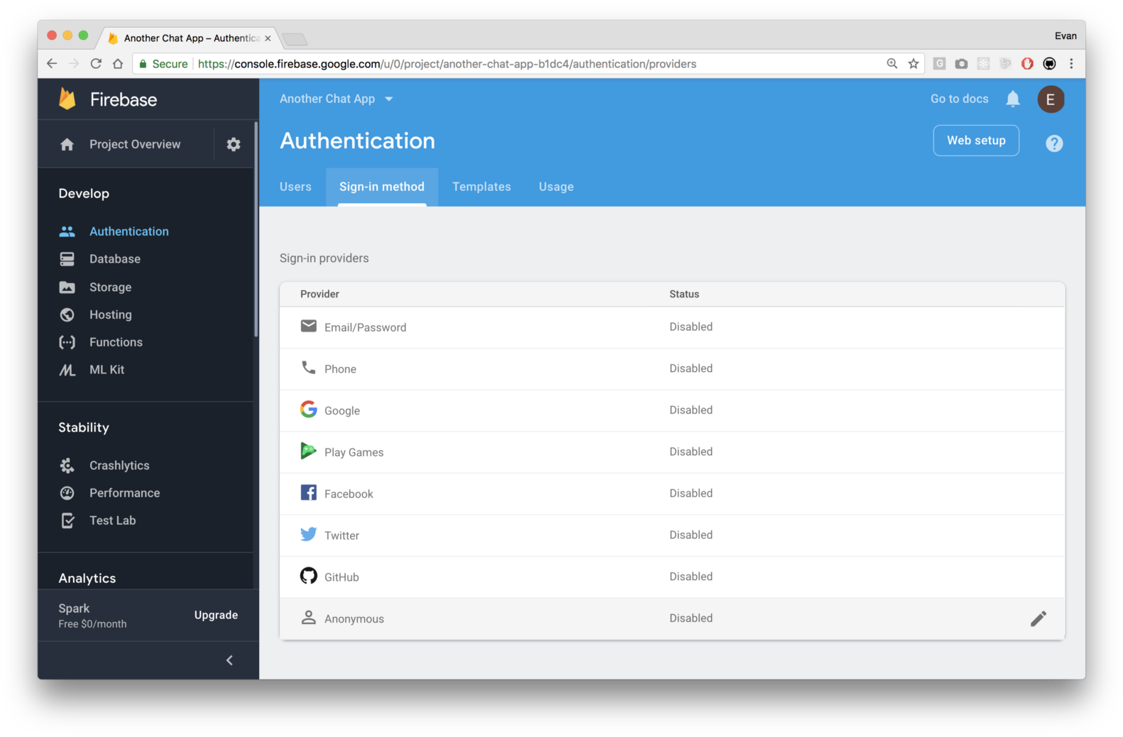 Scroll Down And Click On “anonymous”, We Want To Enable - Computer Program (1600x1052), Png Download