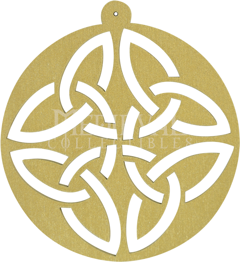 Circle Celtic Knot Ornament Set Of 6 By Medieval Collectibles - Inveralmond Brewery (850x850), Png Download