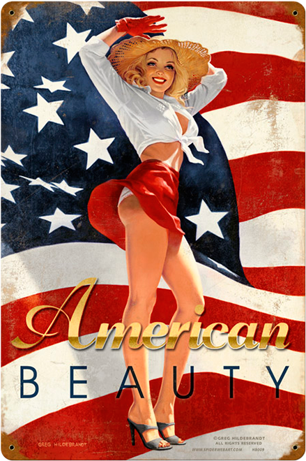 Product Information - American Beauties Art By Greg Hildebrandt (479x700), Png Download