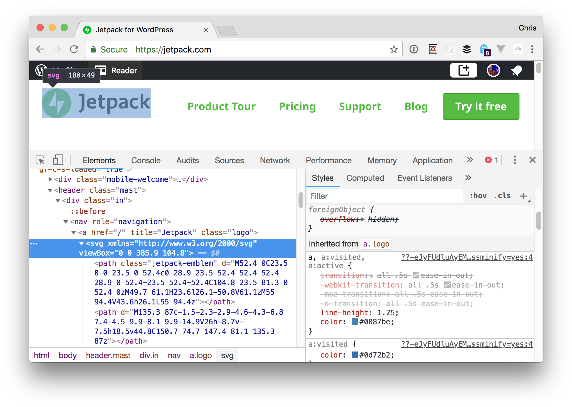 Logos Is A Classic Example A Lot Of People Dip Their - Scalable Vector Graphics (1926x1372), Png Download