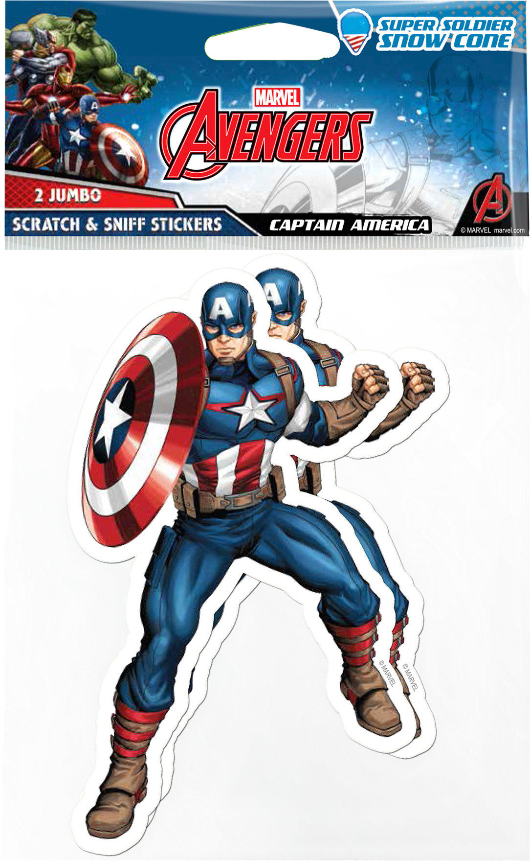 Marvel Avengers Jumbo Smickers - Marvel Avengers ? Iron Man: Jumbo Smickers (2000x2000), Png Download
