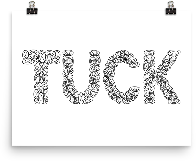 100 Swirl Tuck - Art (1000x1000), Png Download