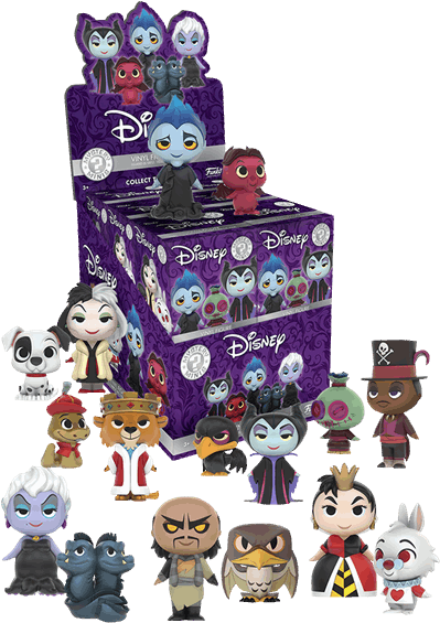 Villains Mystery Mini Blind Box - Funko Disney Villains Box (600x600), Png Download