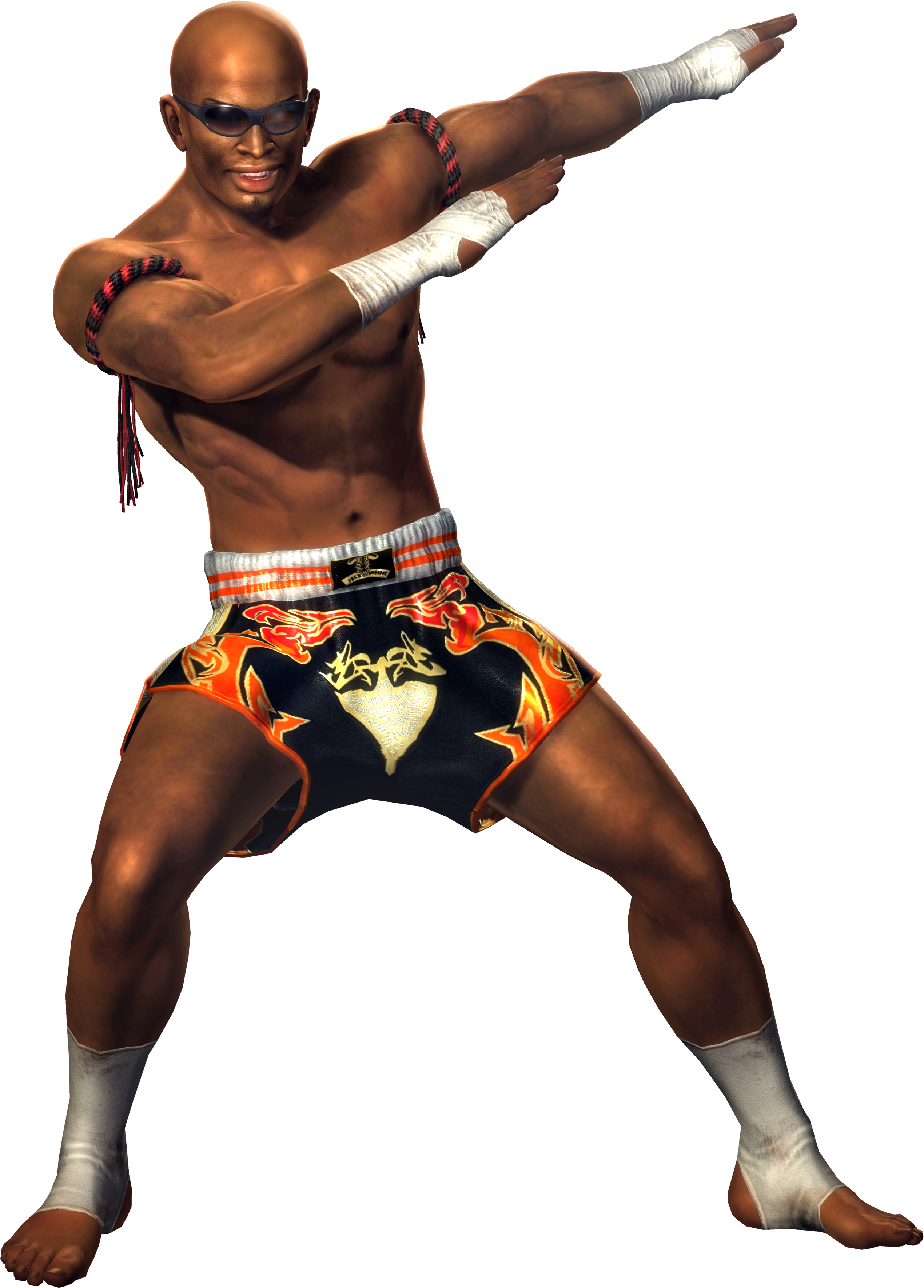 Black History Month Video Game Characters Day 15 Zack - Dead Or Alive Zack (2540x3542), Png Download